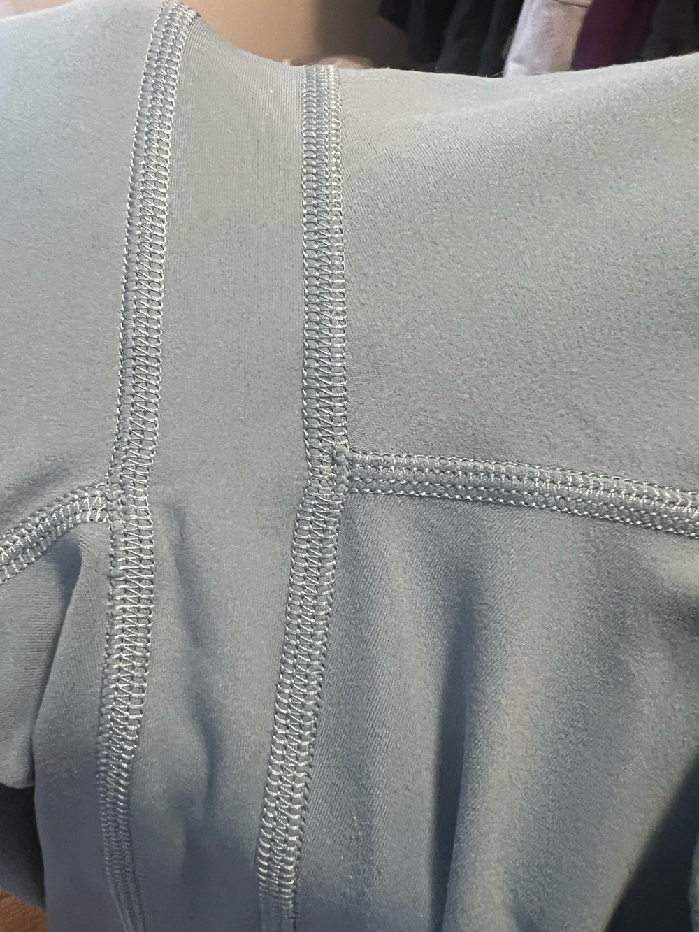 #611 Lululemon Align High-Rise Mini Flared Pant 28” Utility Blue Size 6 - Picture 5 of 5